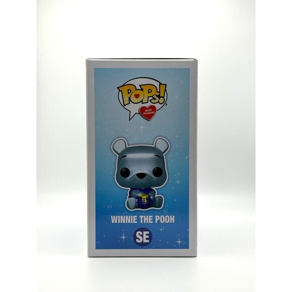 Funko POP Disney Winnie the Pooh SE Blue Metallic Make A Wish HT Exclusive - Picture 3 of 5